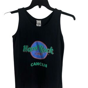 Vintage Hard Rock Cafe Cancun 80’s Black Tank Top